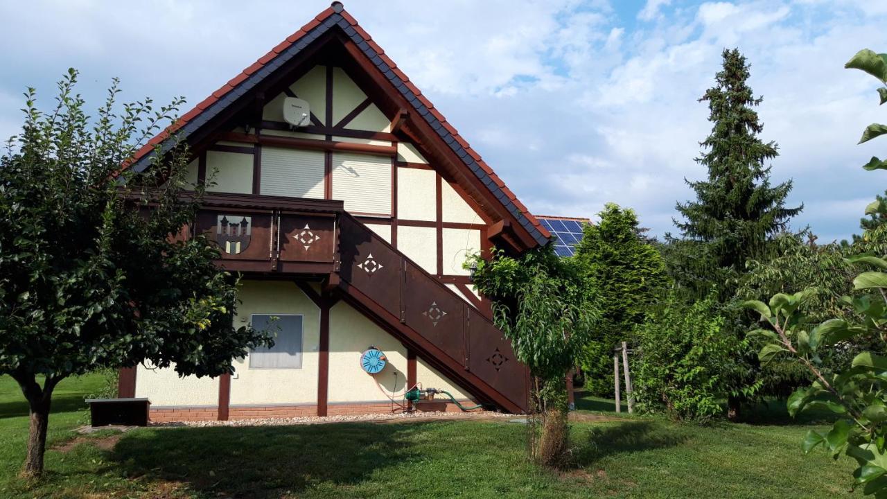 Ferienwohnung Zur Saaleaue Wettin エクステリア 写真